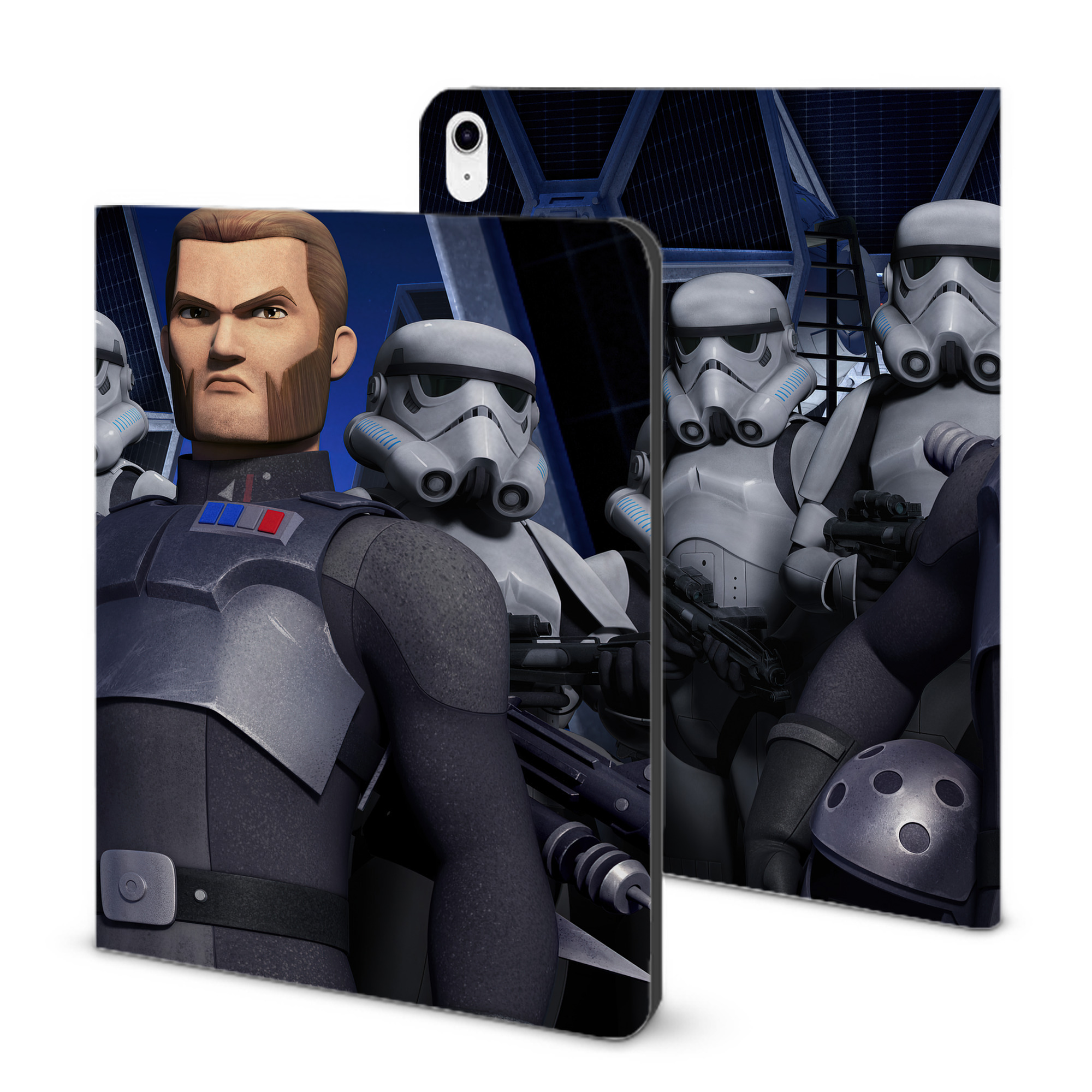 （画像用） スター・ウォーズ Star Wars IPad ケース ブック型 PUレザー TPU 耐衝撃 軽量 薄型 ペン収納なし 全面保護 IPad 各モデル対応